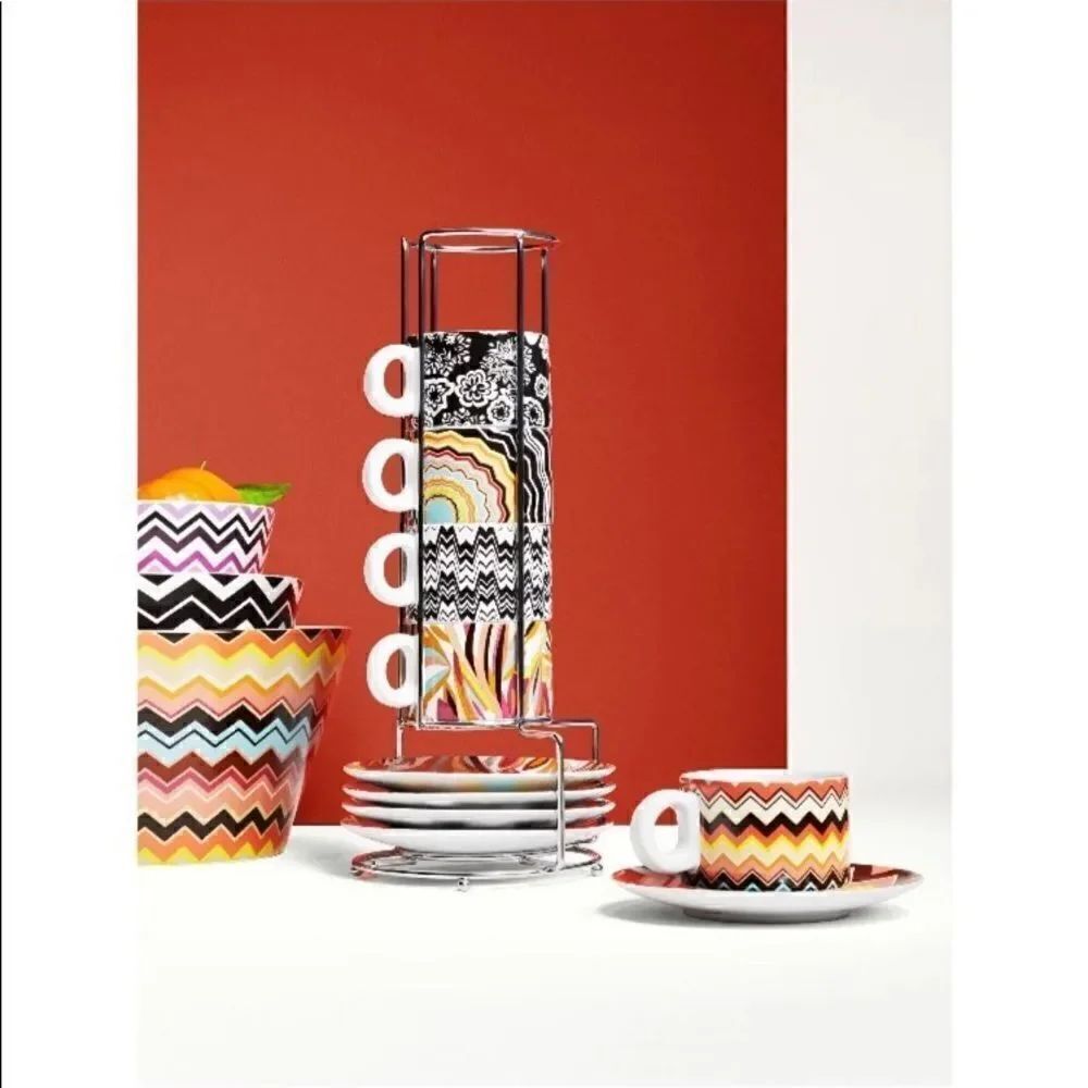 Missoni x Target Stoneware stacking mug set